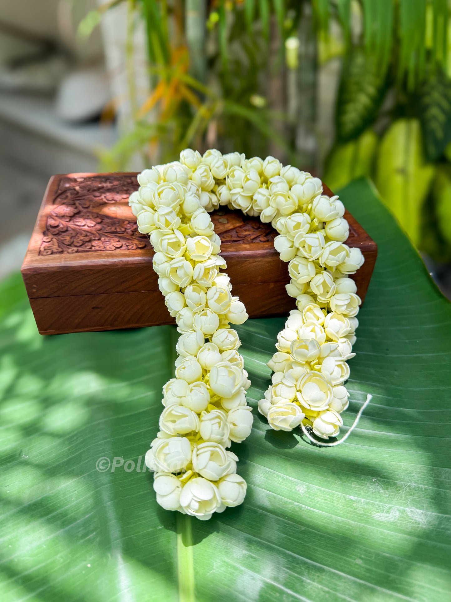 PK090 - Handmade Foam Bloomed Gundu Malli Poo