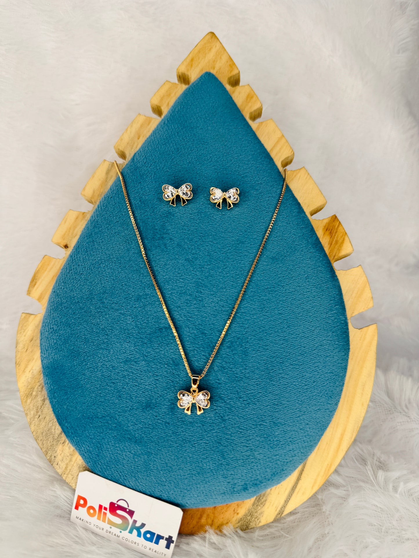Rose gold jewel - Ribbon Stone design