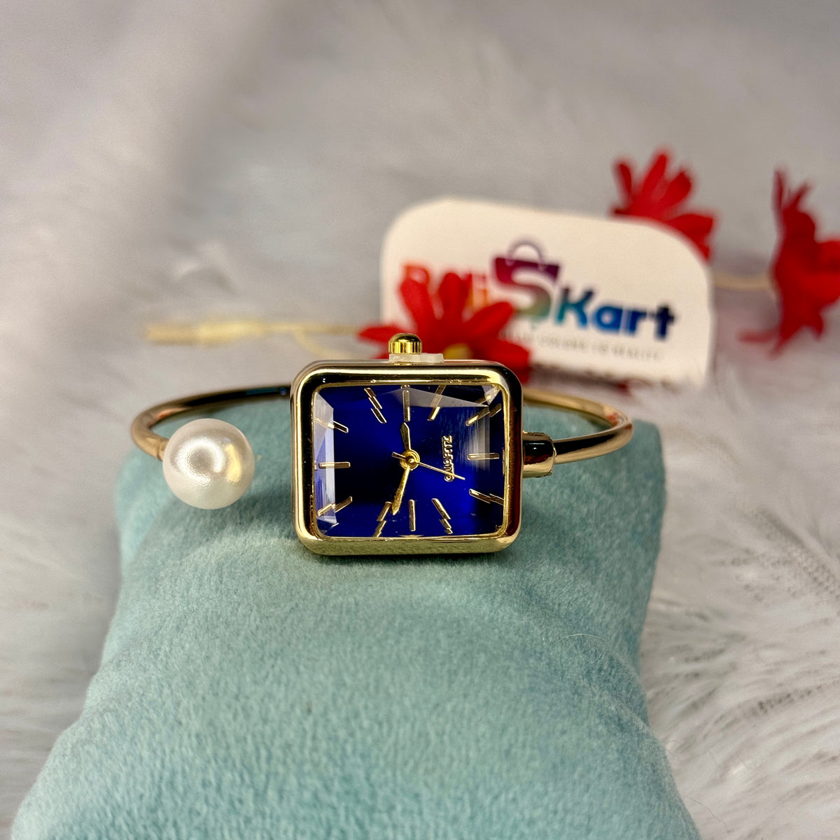 PK322 - Free size watch - Blue color design