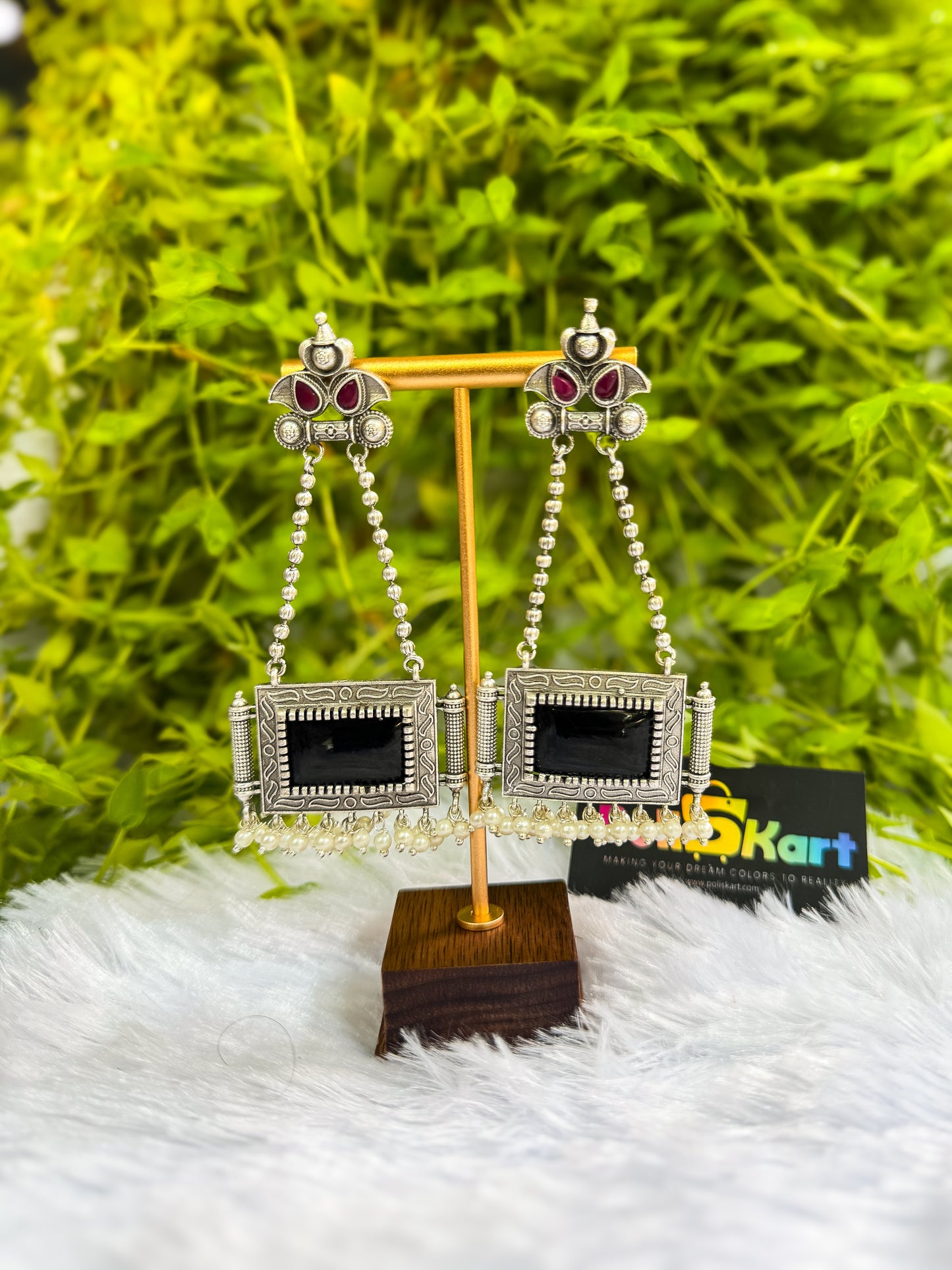 Hanging Square earring set