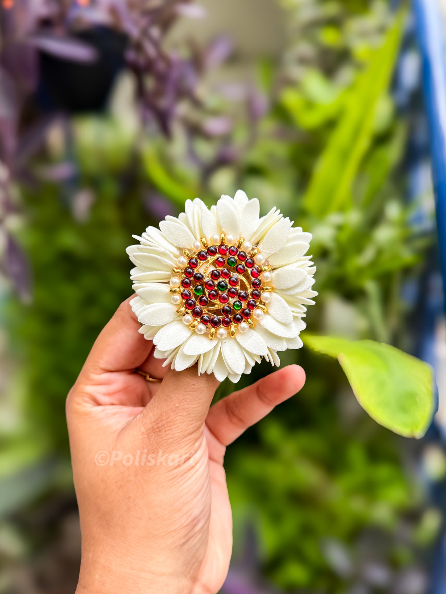 PK092 - Handmade Mulla poo hair clip