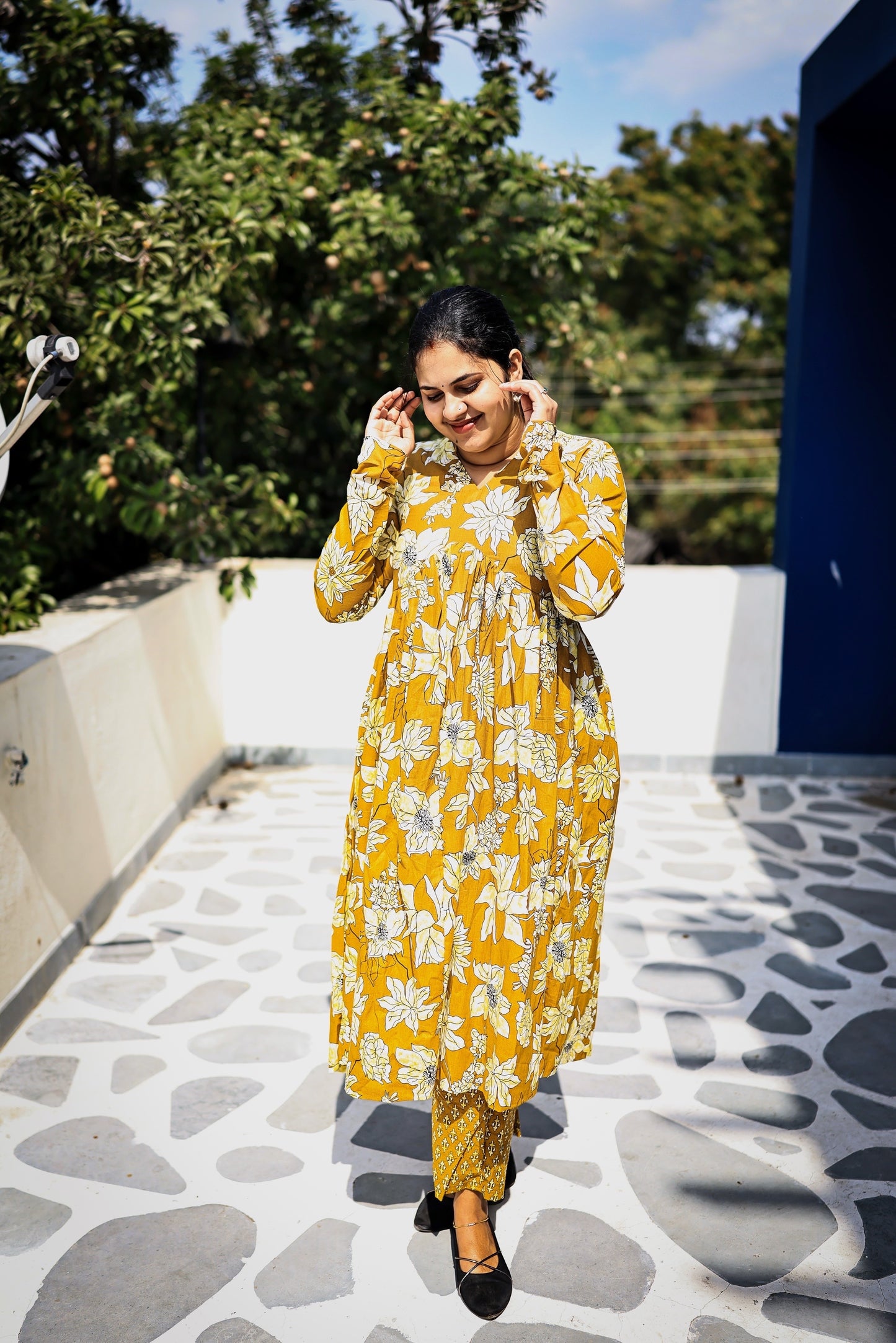 Yamini - Ajrak Cotton Co-Ord Set