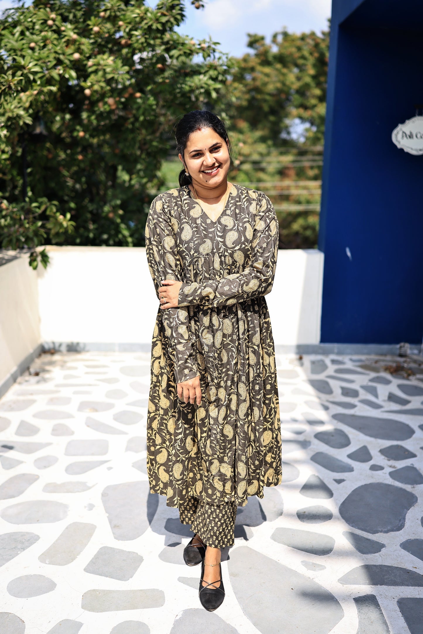 Grincy - Ajrak Cotton Co-Ord Set