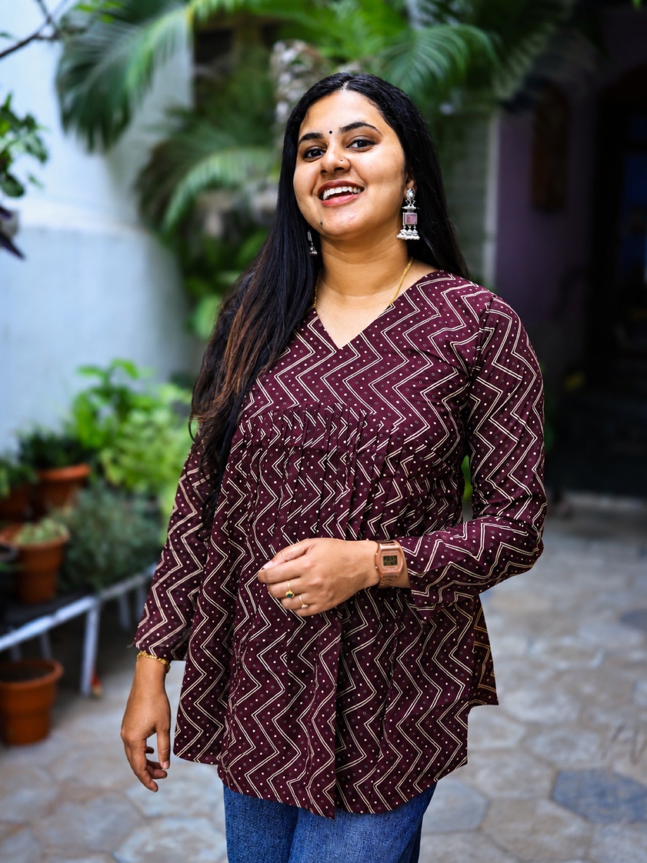 Lavitha - Cotton Short Kurta