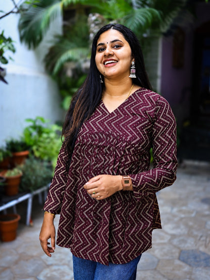 Lavitha - Cotton Short Kurta