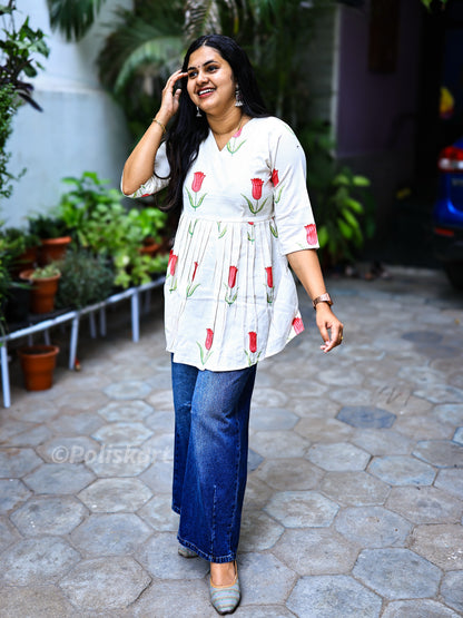 Mullai - Cotton Short Kurta