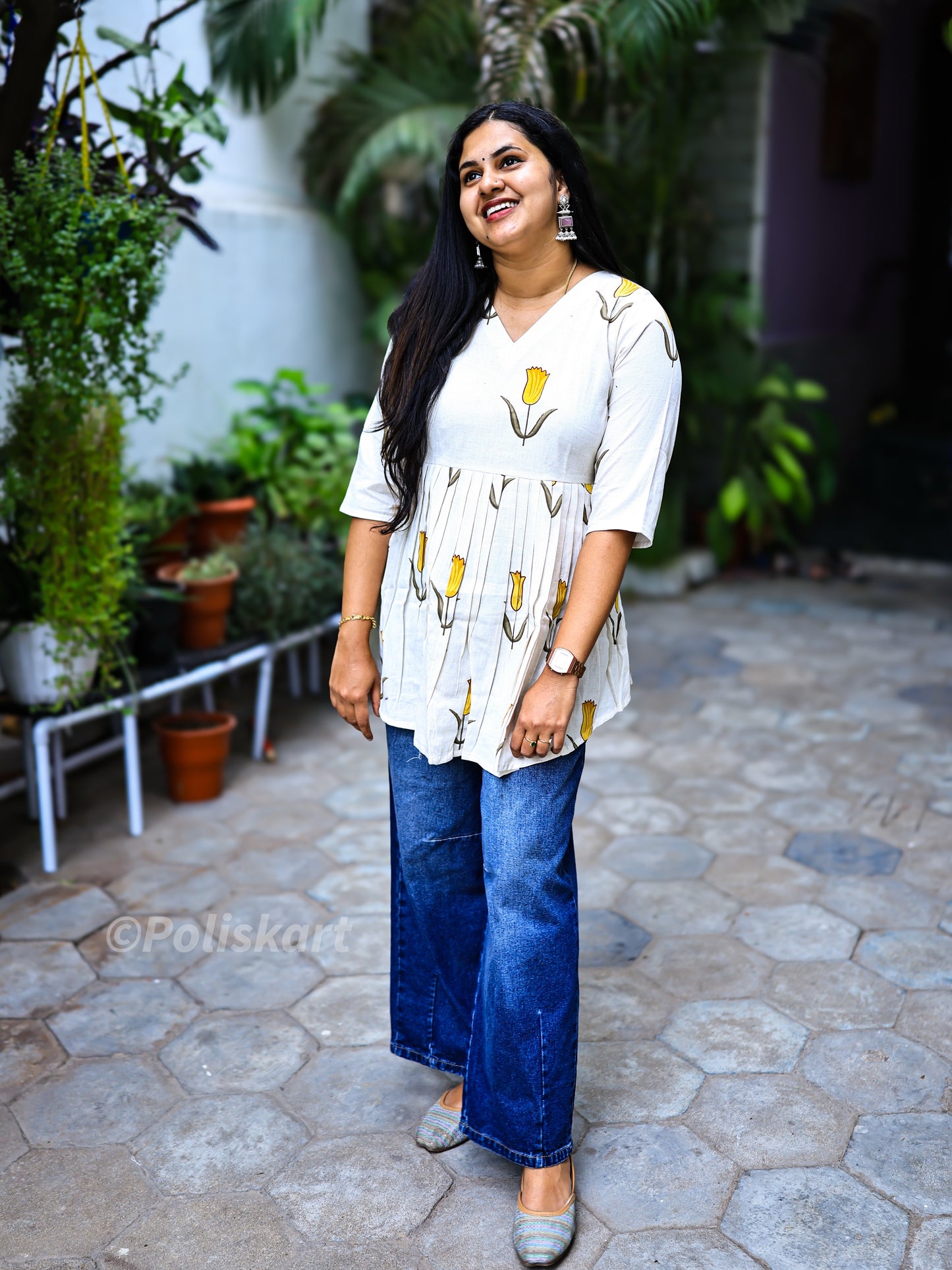 Malligai - Cotton Short kurta