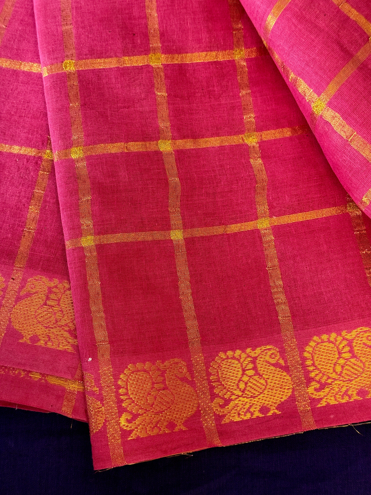 PK194 - Original Pavithra Katam Saree - Pink color with blouse