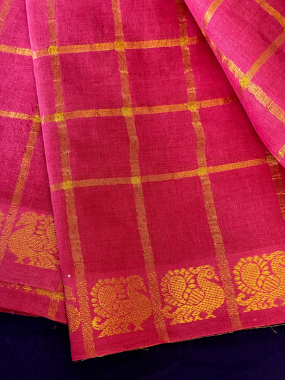 PK194 - Original Pavithra Katam Saree - Pink color with blouse