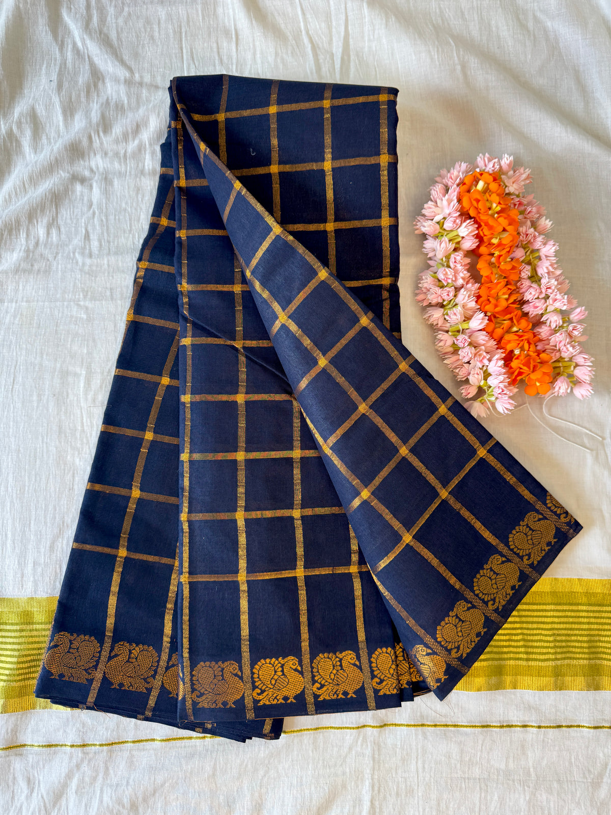 PK196 - Original Pavithra Katam Saree - Black color with blouse