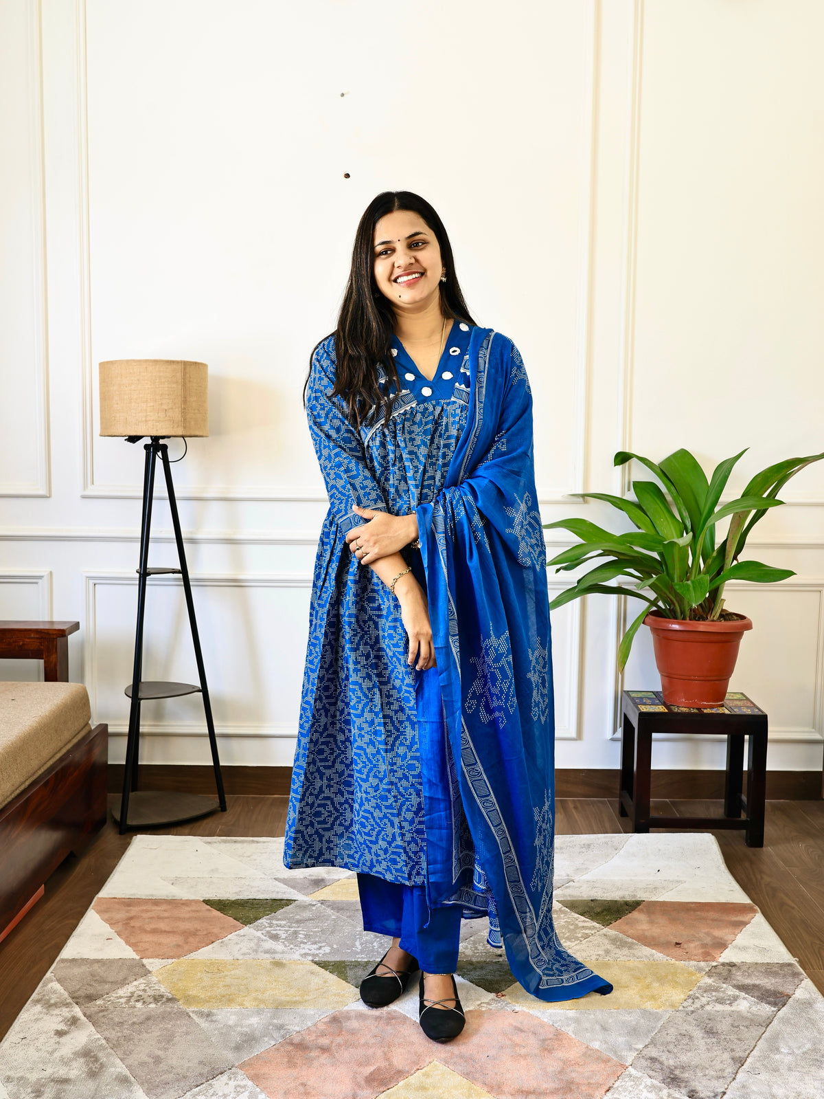 PK226 - Saanvi - Cotton three piece set