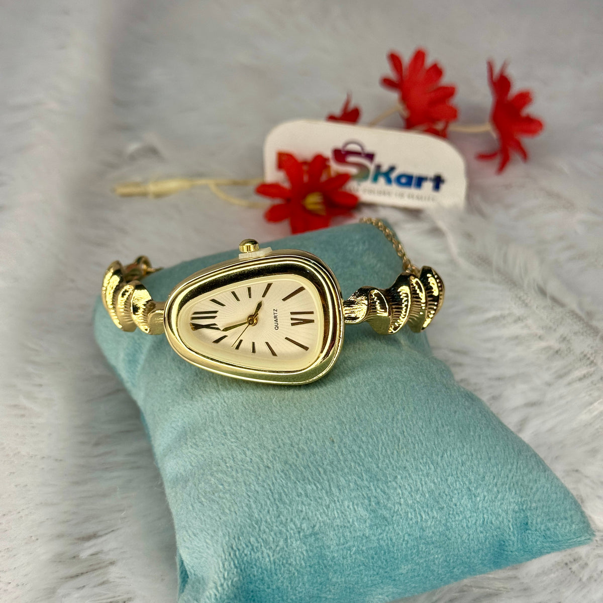 PK317 - Adjustable chain watch - Golden design