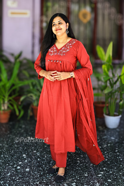 Kavitha - pure cotton three piece set