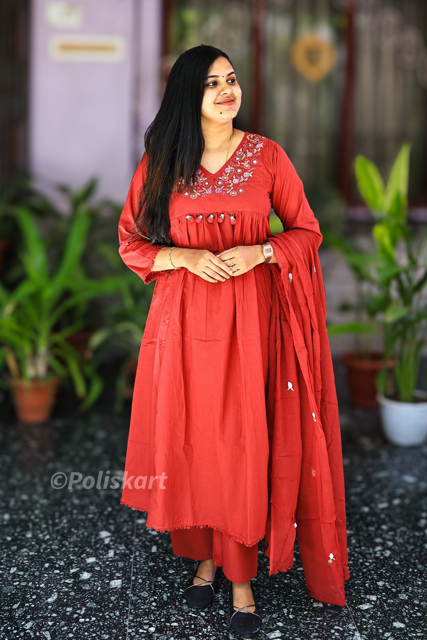 Kavitha - pure cotton three piece set
