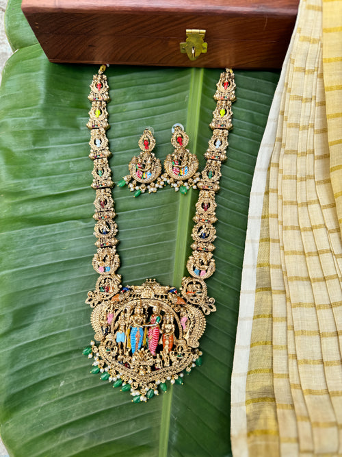 Trending Srinivasa Kalyanam Haram With Earing Set
