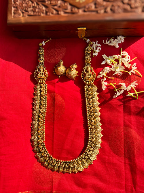 Premium Kasumala Haram with jhumka set
