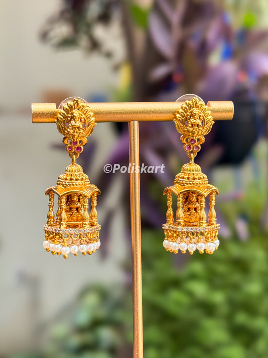 lakshmi manchal jhumka
