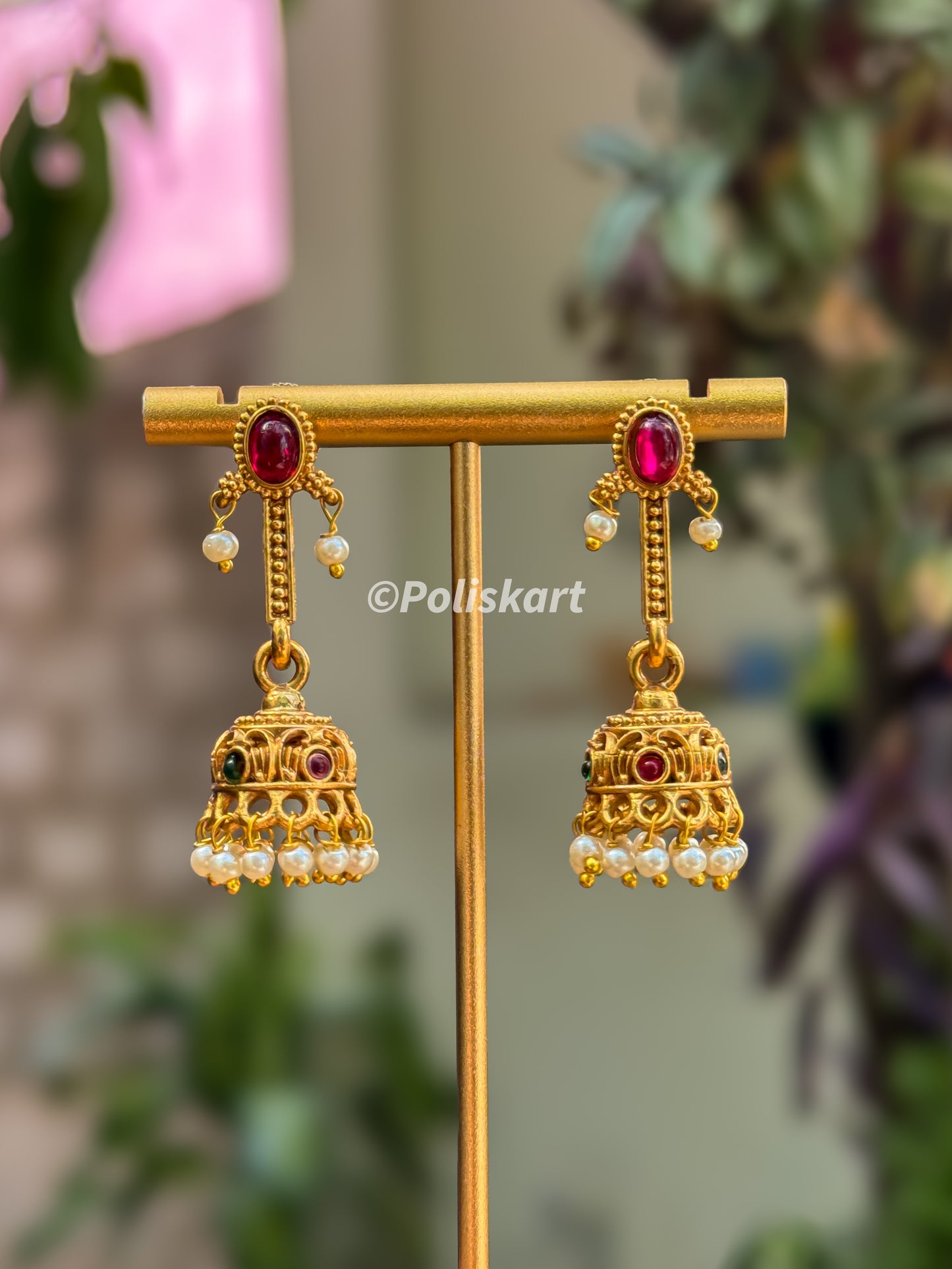 Hanging jhumka small size