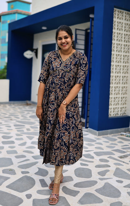 Gamana - Alia cut, mirror worked kurta