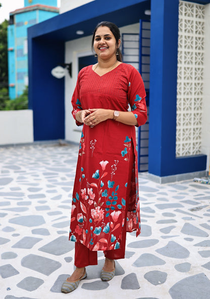 Shilpa - Cotton co-ord set with lining