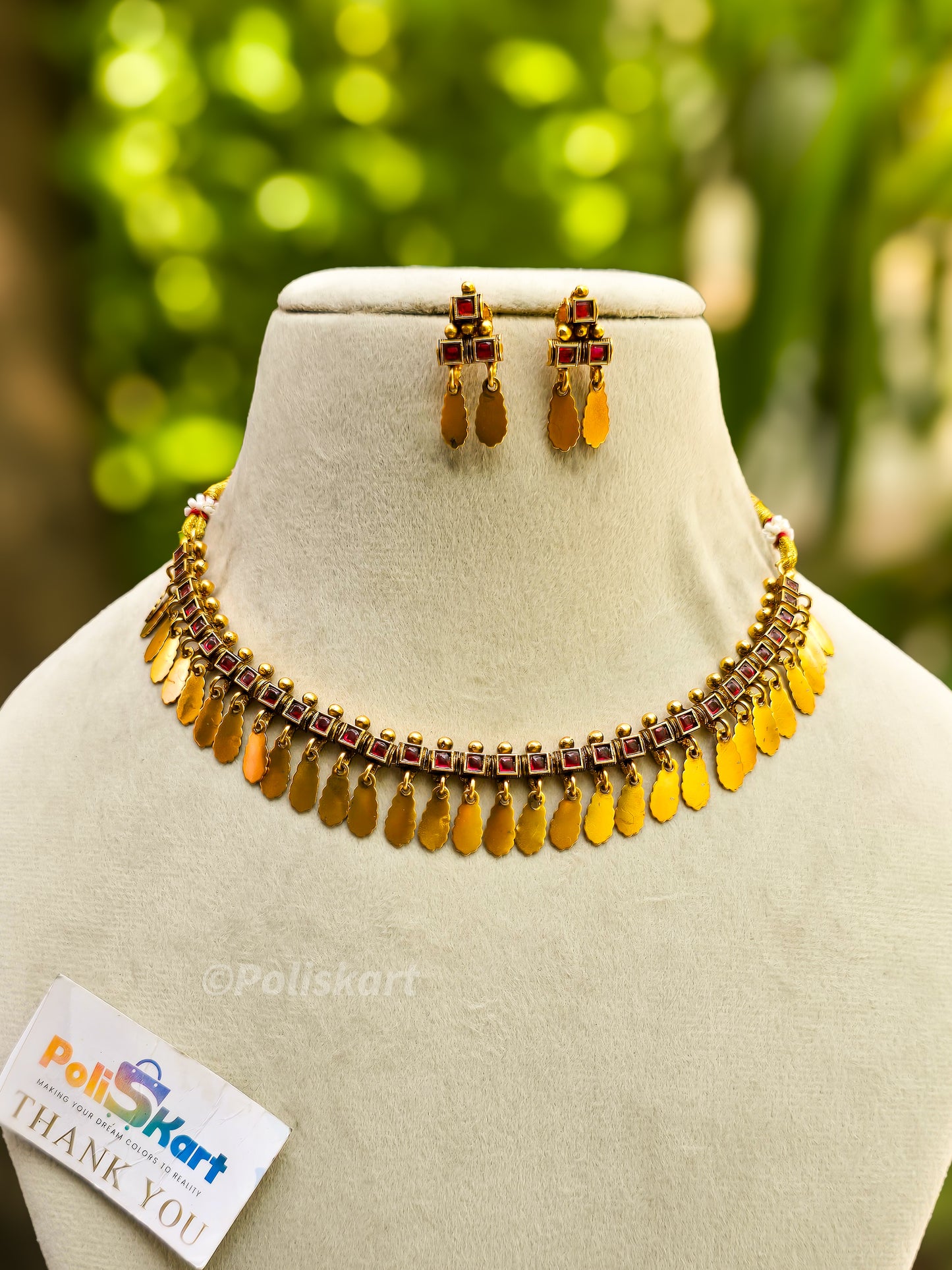 Trending Elakathai necklace with earing set