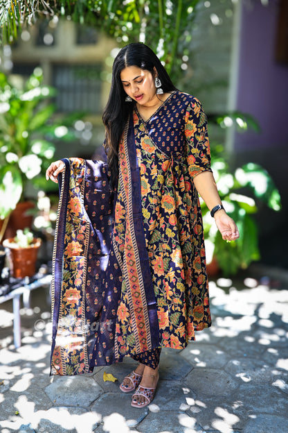 Marvi - Pure cotton Anarkali set