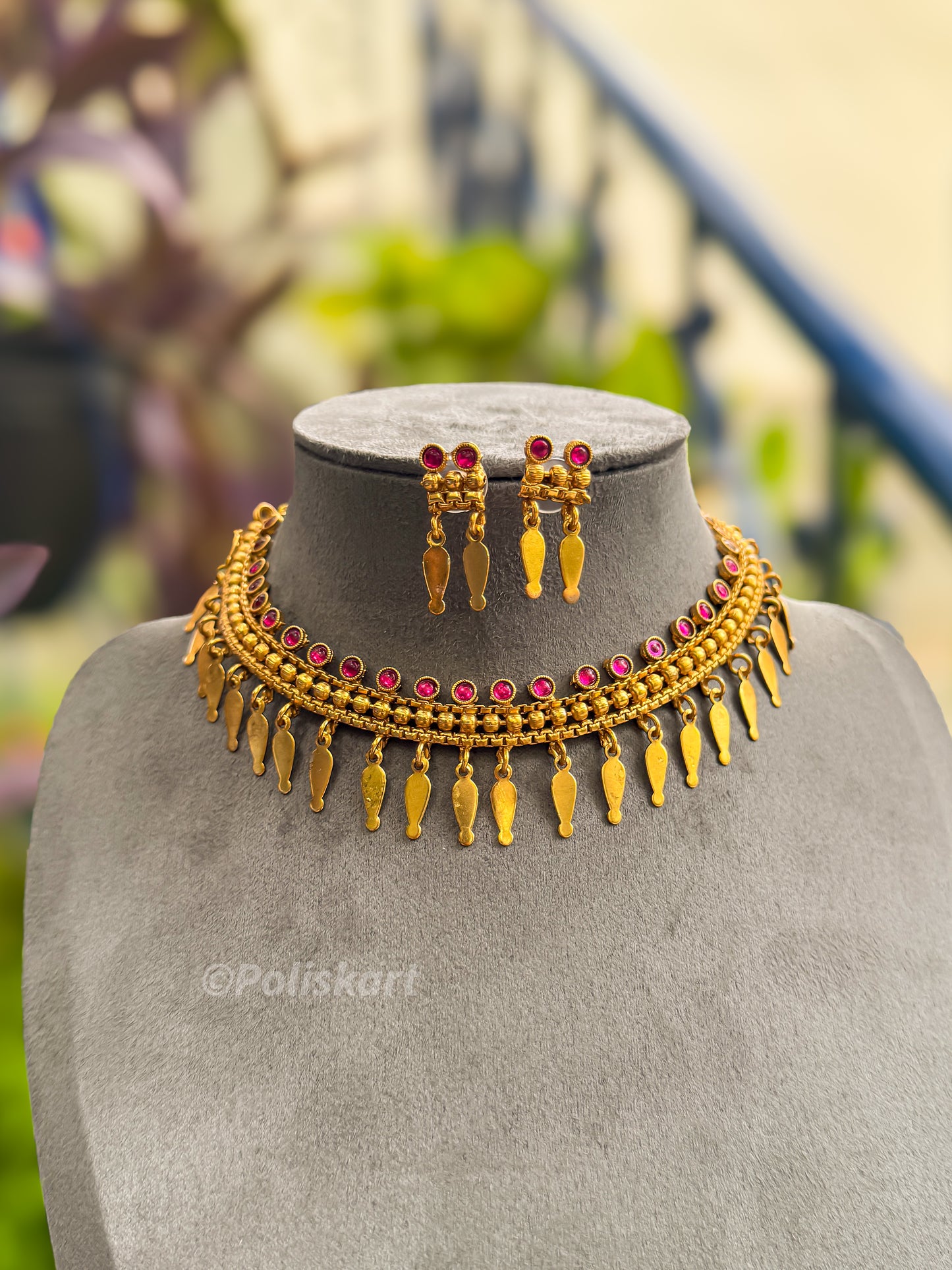 PK006 - Grand Elakathali with earing set