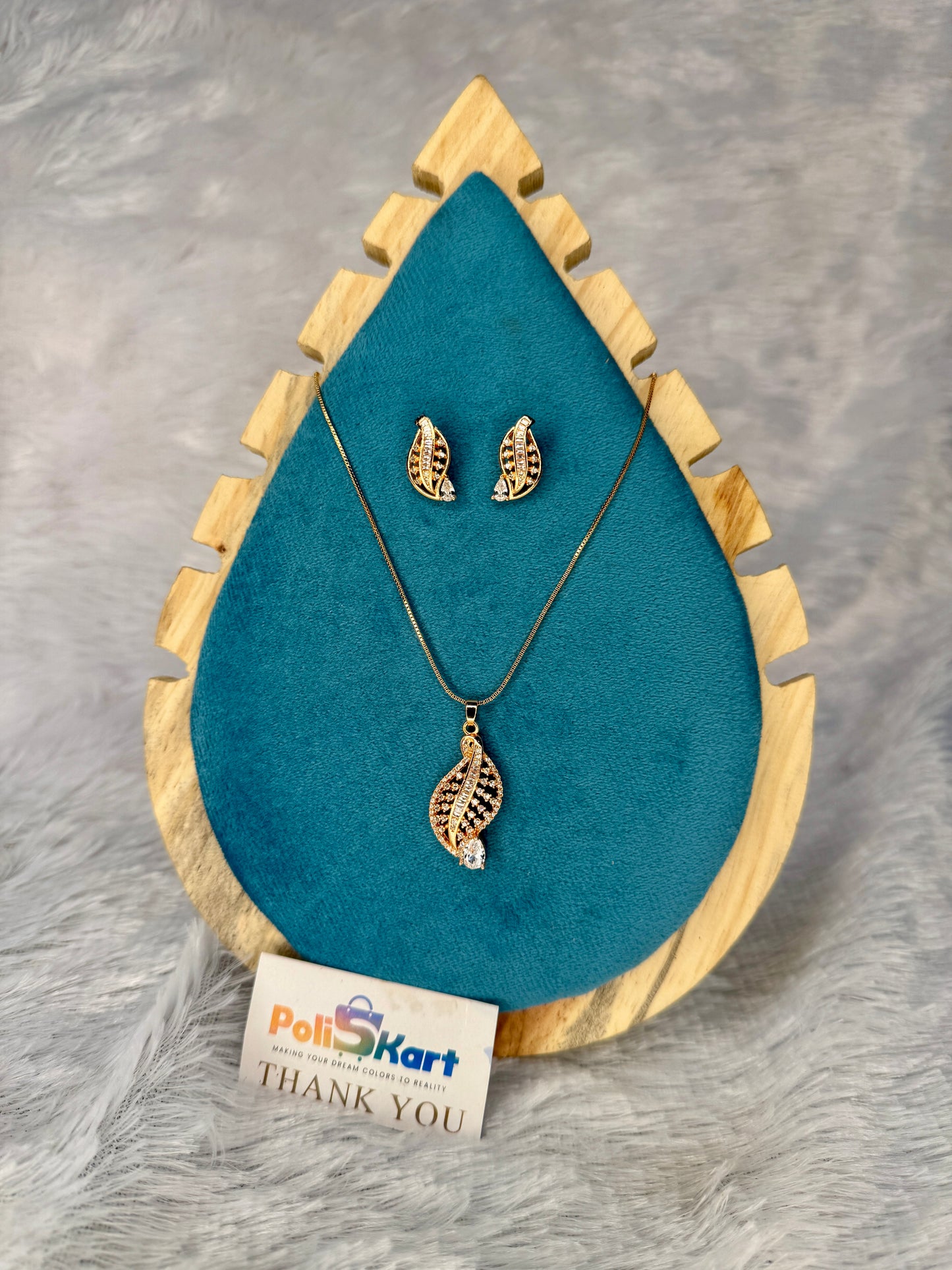 Rose gold jewel - Leaf design